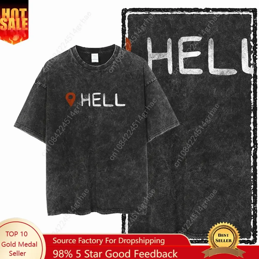 Acid Wash Vintage Graphic T Shirt - G25 Kaos Grafis COOLMIND Pria Katun