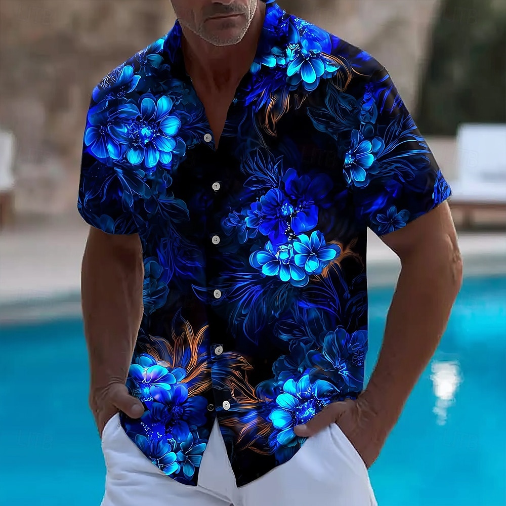 Kemeja Hawaii Musim Panas Bung - Vintage Hawaiian Floral Shirt ulasan dan harga