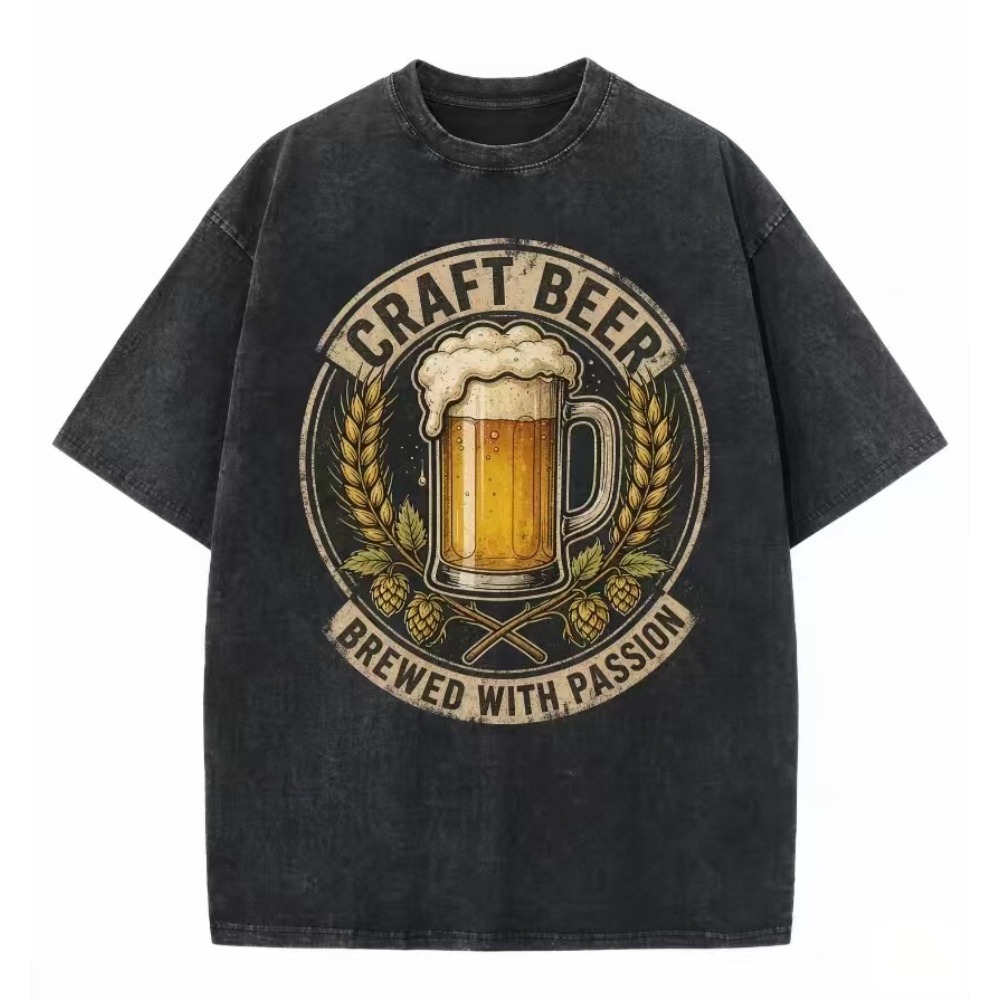 Kaos Pizza Pria, Model Vintage - Acid Wash Vintage Graphic T Shirt ulasan dan harga