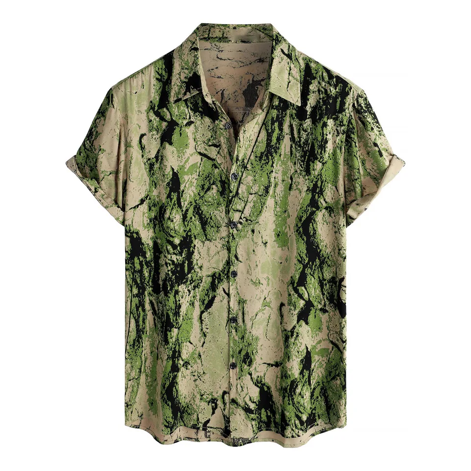 Kemeja Lengan Pendek Pria Ceta - Vintage Hawaiian Floral Shirt ulasan dan harga