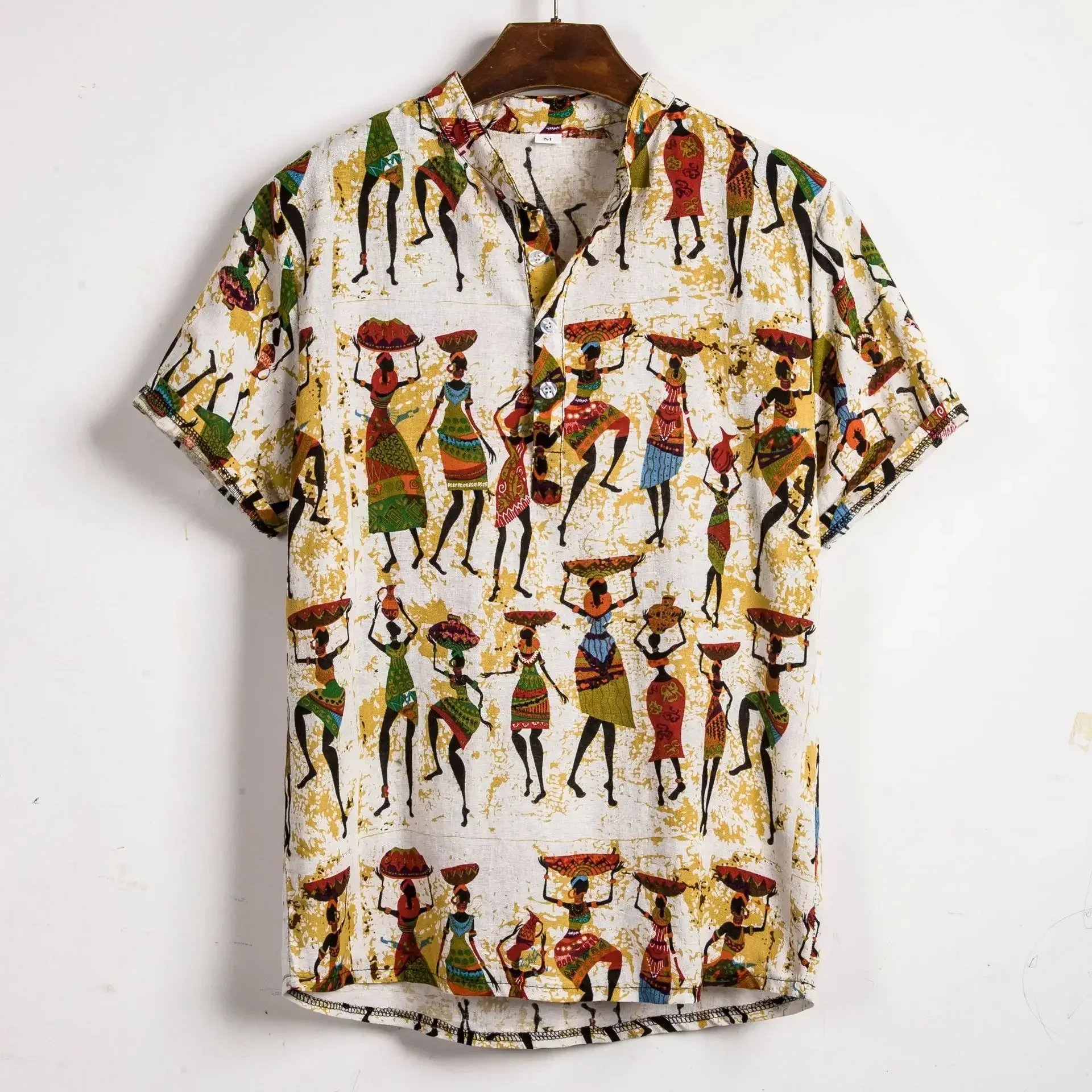 Obral Musim Panas Kemeja Pria  - Vintage Hawaiian Floral Shirt ulasan dan harga